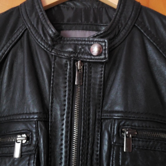 Leather Motorcycle Jacket - Picture 2 of 8